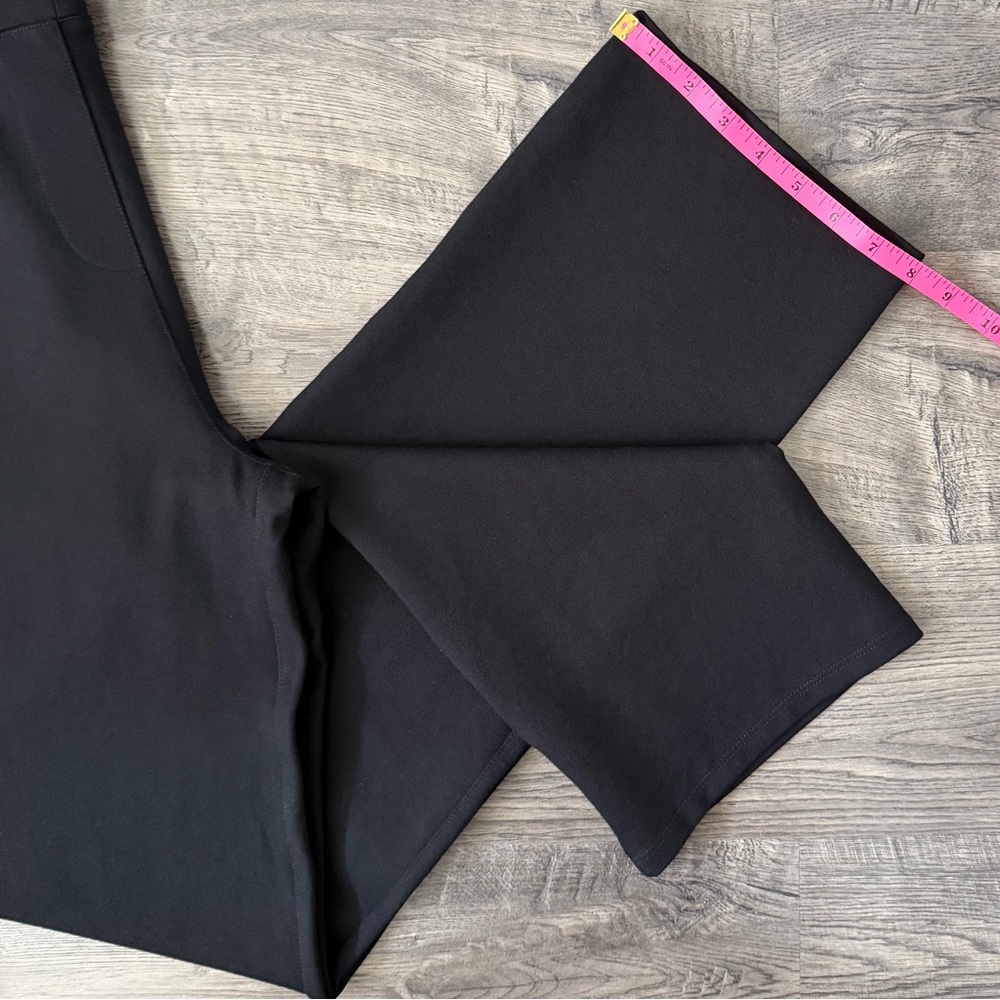 Quince Ultra Stretch Ponte Straight Leg Pants Black XL Tall 32 Inseam - Picture 12 of 12